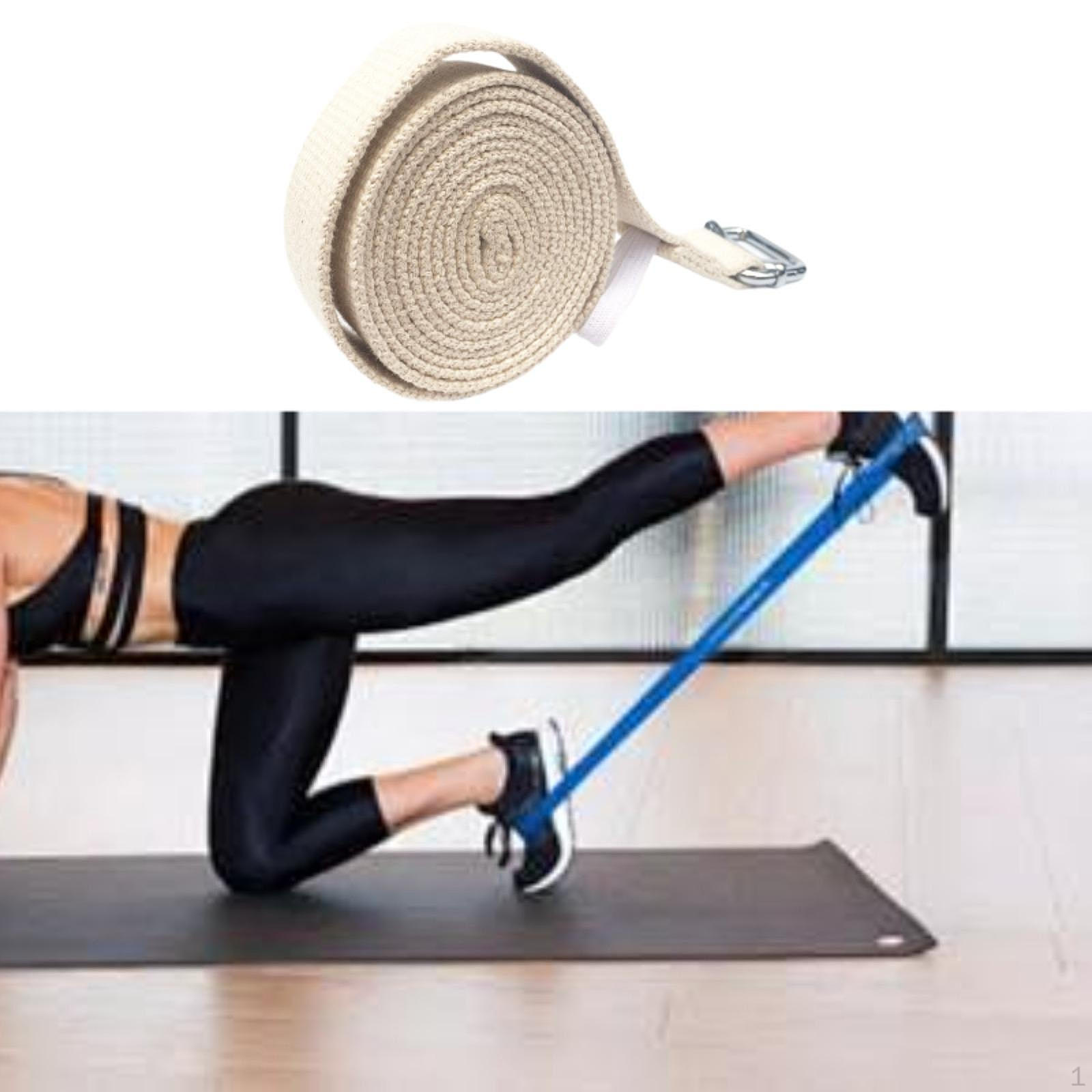 Регулируемый ремень для йоги для гибкости и силовых тренировок